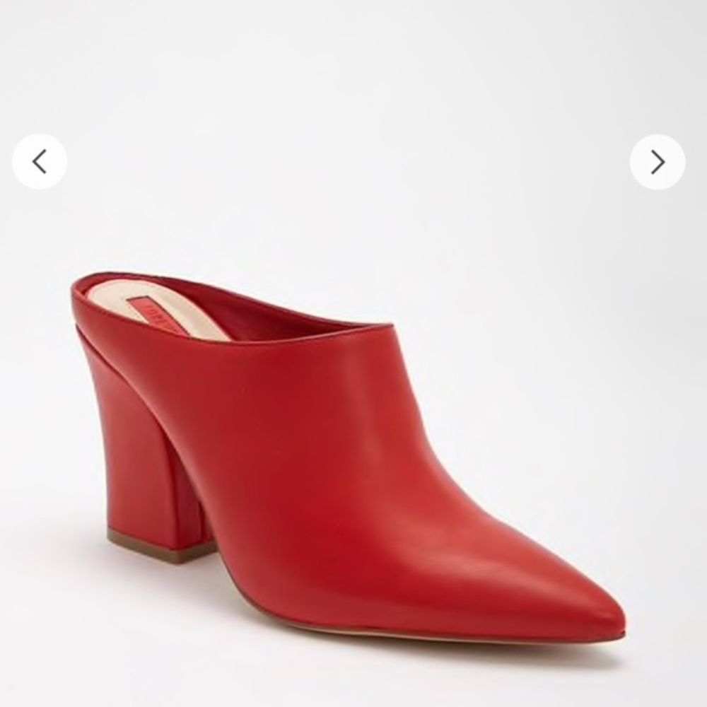 Forever 21 Faux Leather Pump Mules